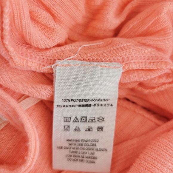 FREE PEOPLE Pink Tiered V-Neck Ruffle Tnak Top | M - Picture 11 of 12